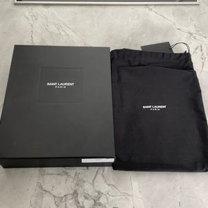Black Saint Laurent Box with original dustbag